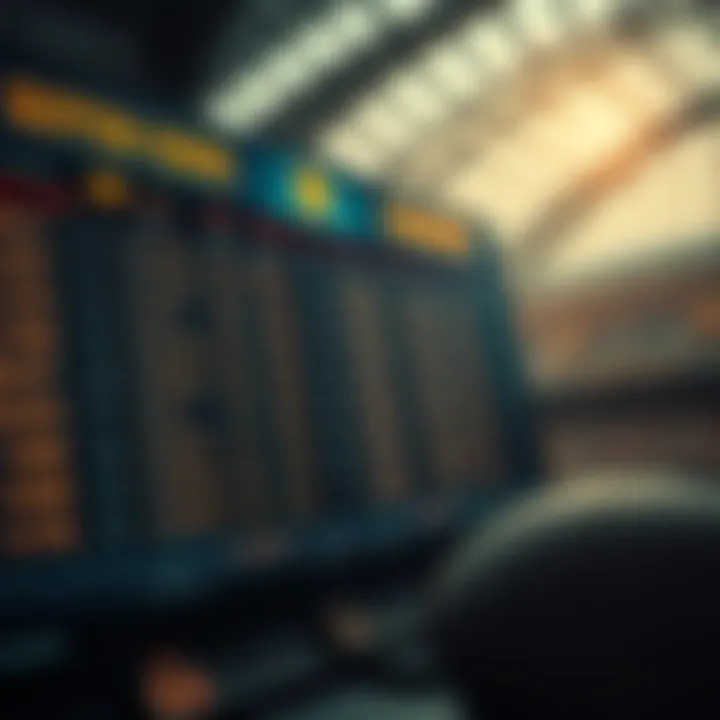 An engaging depiction of sports betting with various odds displayed.