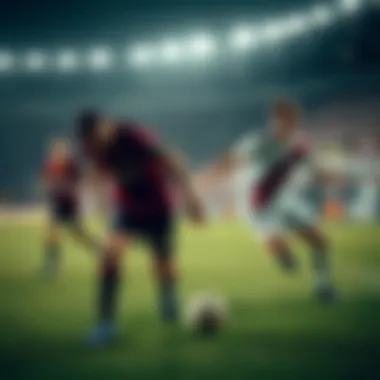 A dramatic moment captured during a football match between AEK and Ajax.