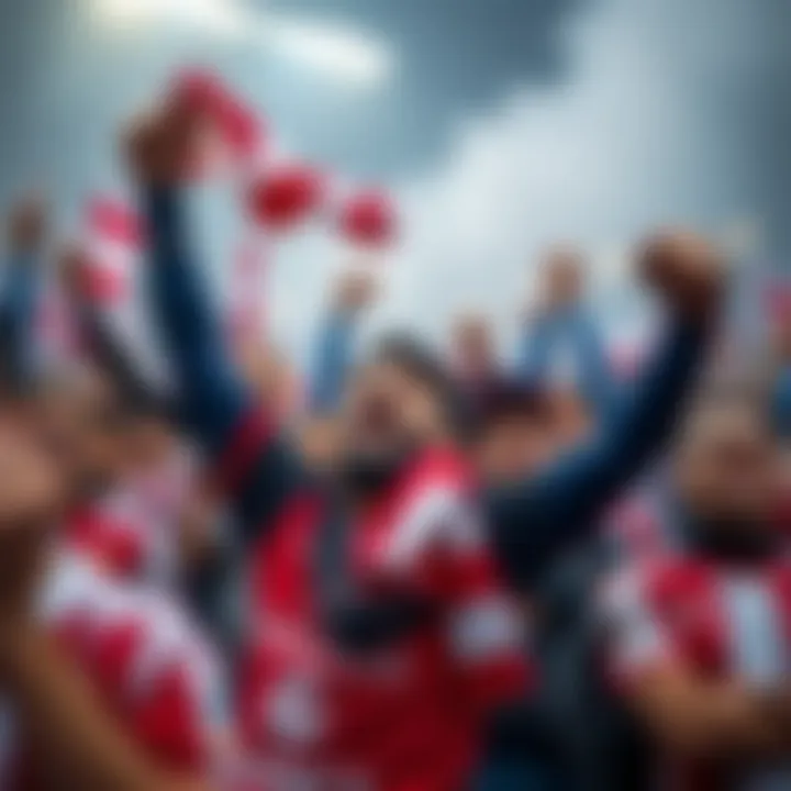 Fans Showcasing Their Passion Fans showcasing their passion for Argentinos Juniors