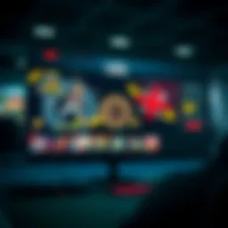 A modern Bitcoin casino interface showcasing various games