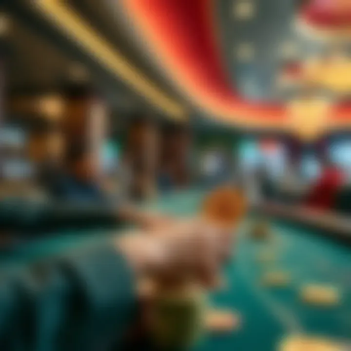 Understanding Bitcoin Transactions in Casinos A visual representation of Bitcoin transactions in a casino setting