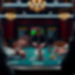 Strategic layout of online blackjack gameplay