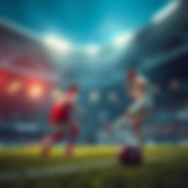 Case studies of betting flow in soccer