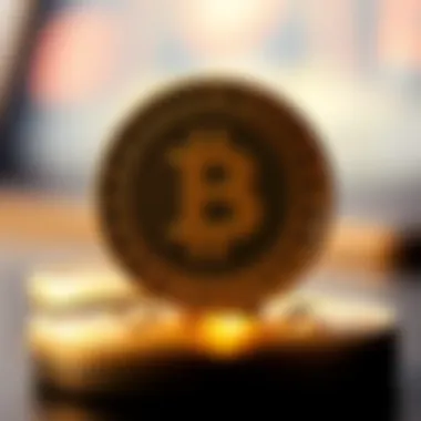 Conceptual Illustration of Casino Coin Visual representation of casino coin in digital currency