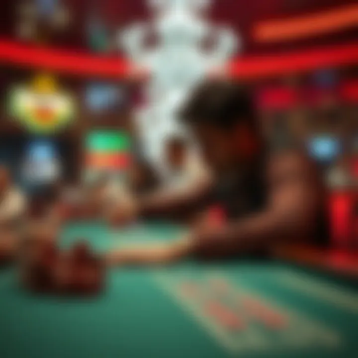 The Impact of Betting Culture in Casino Royale An abstract representation of betting culture and its impact