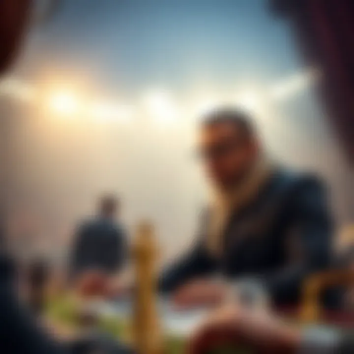 Conceptual image representing strategic betting techniques