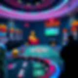 Illustration of diverse casino games showcasing various betting options