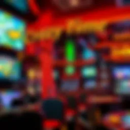 A vibrant and dynamic casino atmosphere