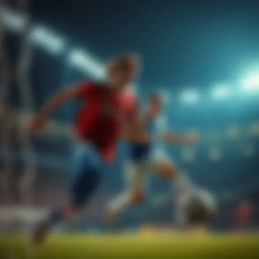 Dynamic football match scenario