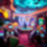 An engaging virtual casino environment