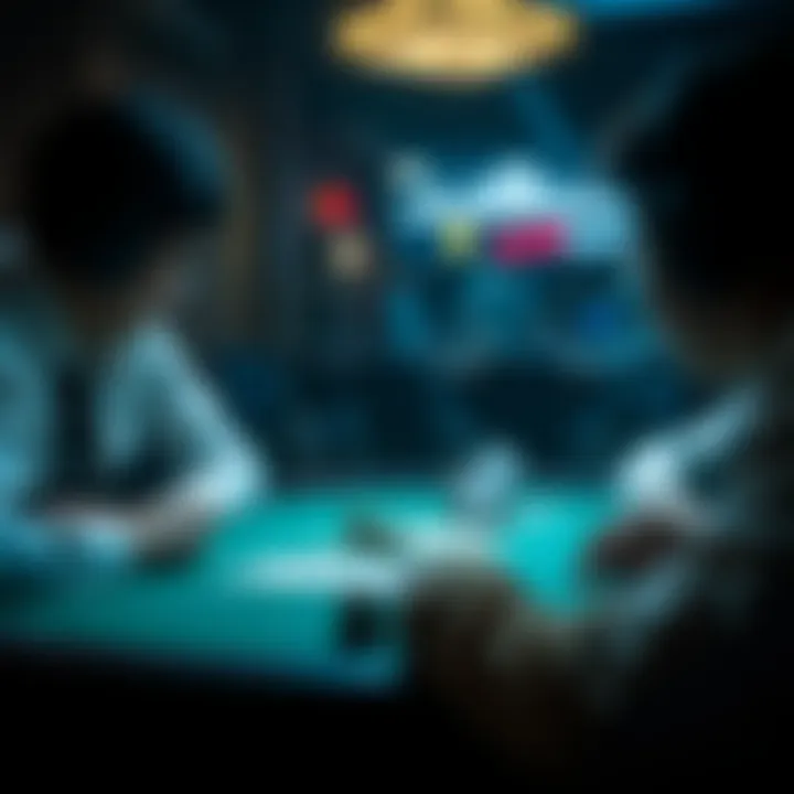 Psychological tactics in card games