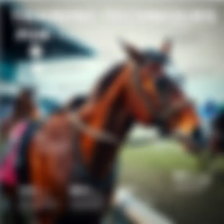 A detailed infographic illustrating horse training techniques