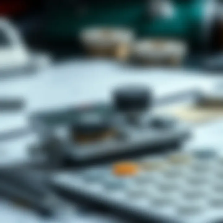 Diagram illustrating the workings of a margin calculator