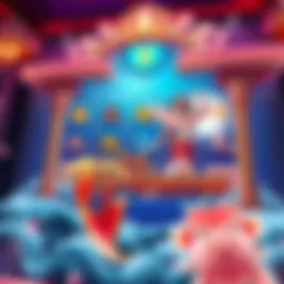 An intricate design of the Koi Princess slot game interface