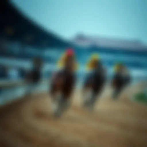 Historic horse racing in Korea showcasing traditional attire and race tracks.