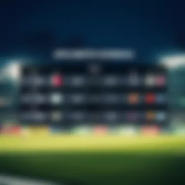 Upcoming Match Schedule Future match schedule overview