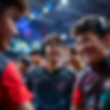 Intense competition during LPL playoffs