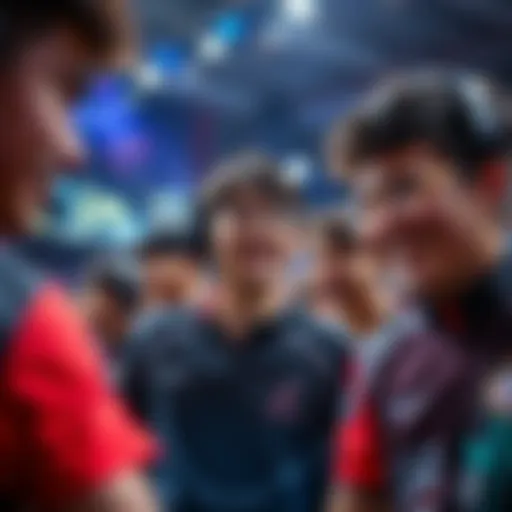 Intense competition during LPL playoffs