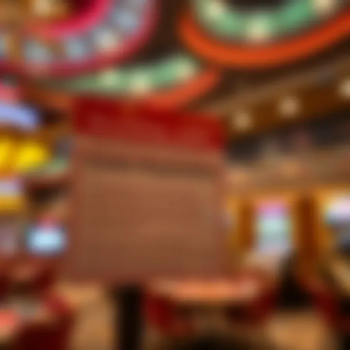 A regulatory sign highlighting casino rules and guidelines