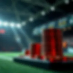 Conceptual illustration of margin calculation in betting