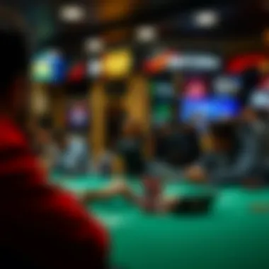 Graphical representation of market trends in online poker