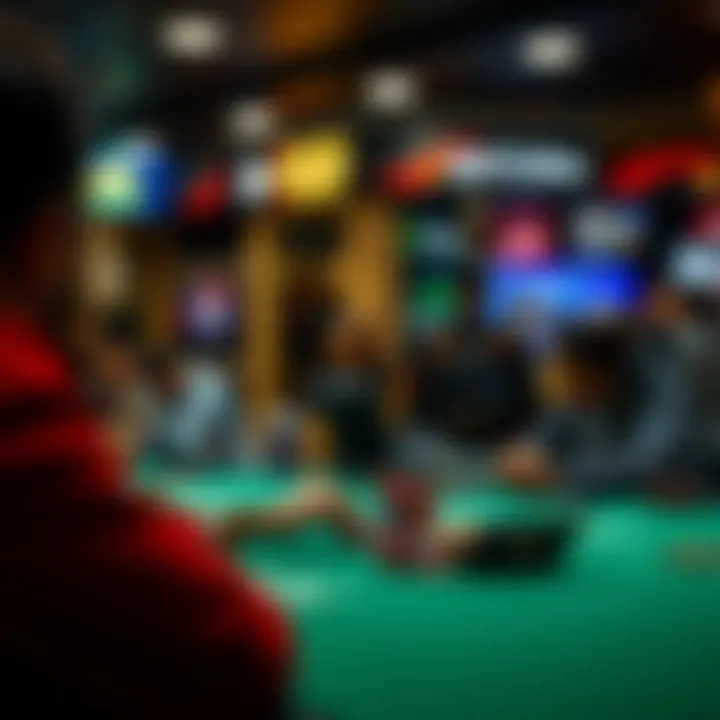 Graphical representation of market trends in online poker