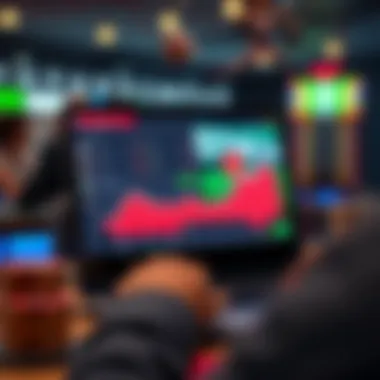 User Experience in Online Betting User interface showcasing online betting with digital currency