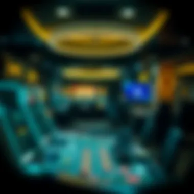 A visual representation of online casino gaming environment