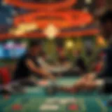 A high-stakes online casino game in progress