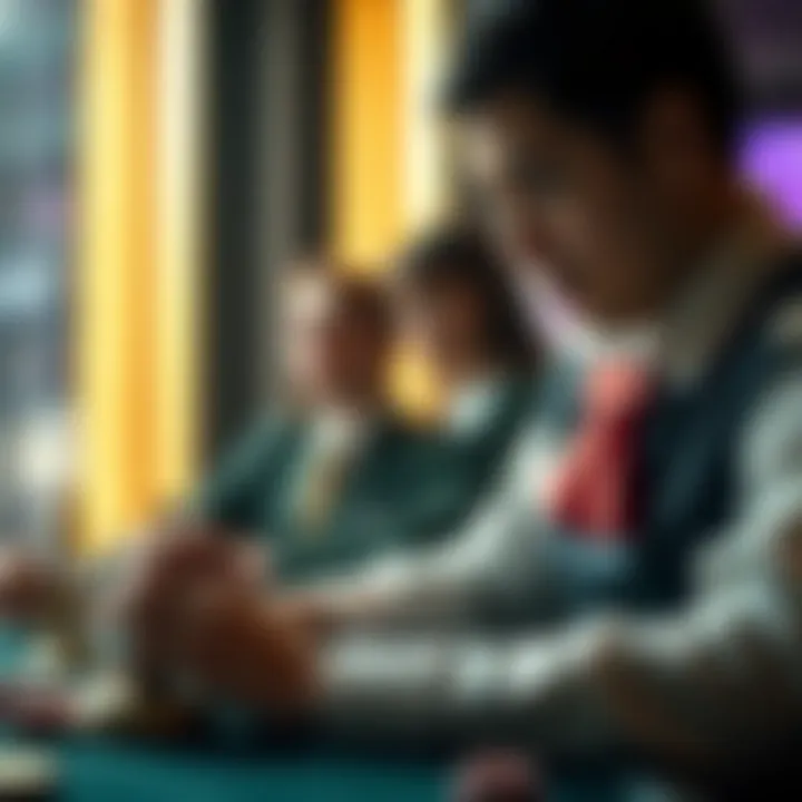 Visual representation of legal aspects surrounding online gambling