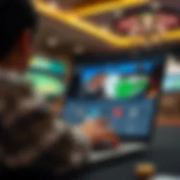 Visual representation of various online casino platforms showcasing their unique features