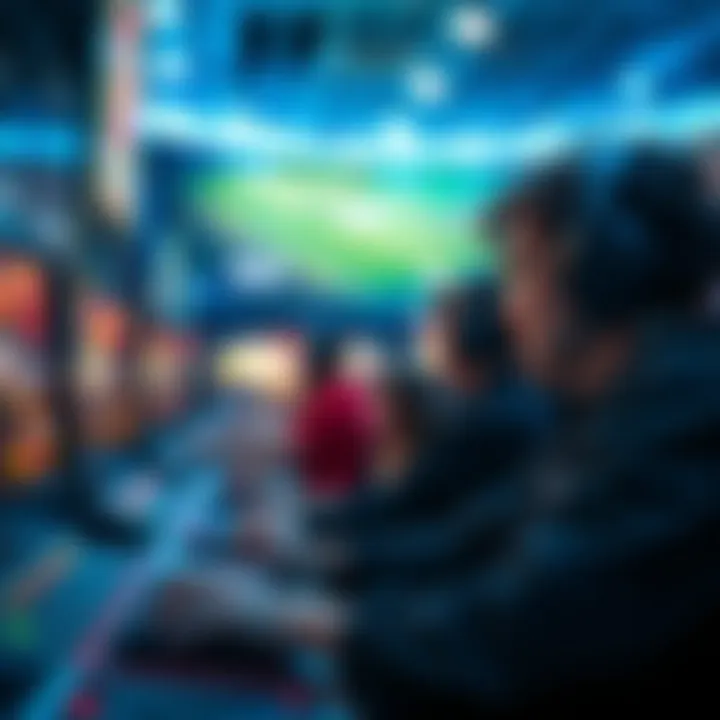 An engaging visual showing user experience in online gaming.