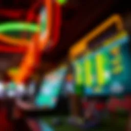 Visual representation of online gambling platforms
