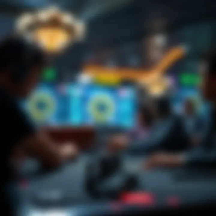 Strategic gaming moves in an online gambling scenario