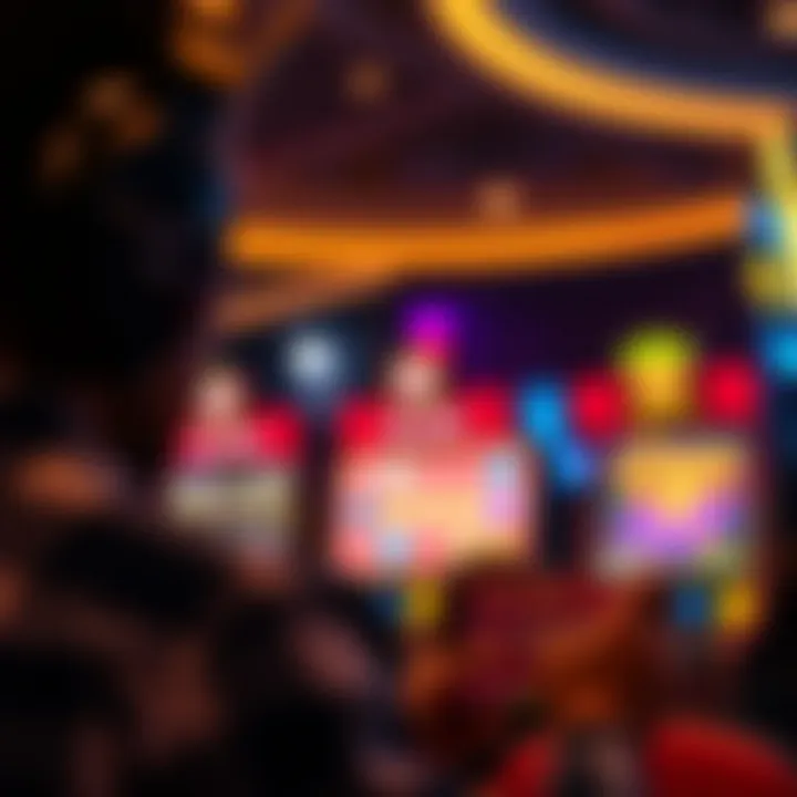 Mobile Gaming Experience with Online Slots A player engaged in an online slot game on a mobile device