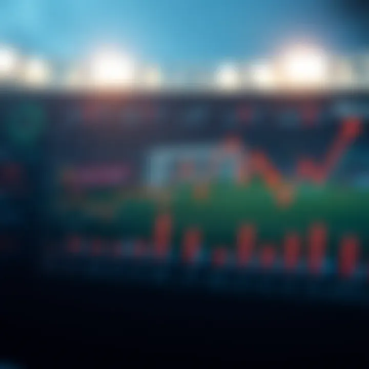 An analytical graph showcasing betting trends