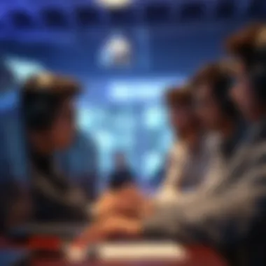 A group of gamers sharing tips in an online forum