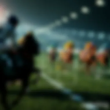 An intricate diagram of race strategies during a competition