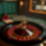 Overview of roulette wheel and betting layout