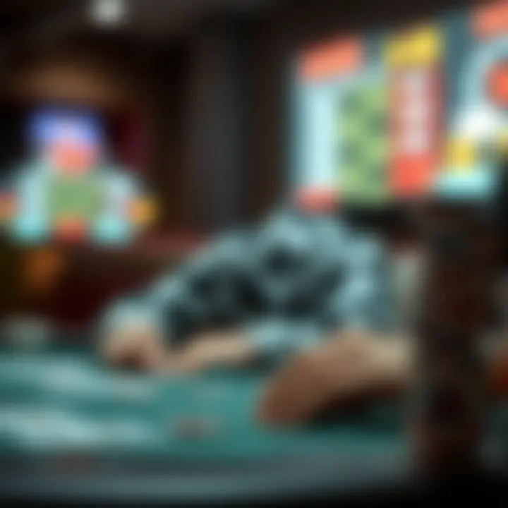 Illustration of safety measures in online poker gaming