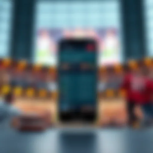 User-Friendly Mobile Betting Interface Mobile betting interface showcasing user-friendly design