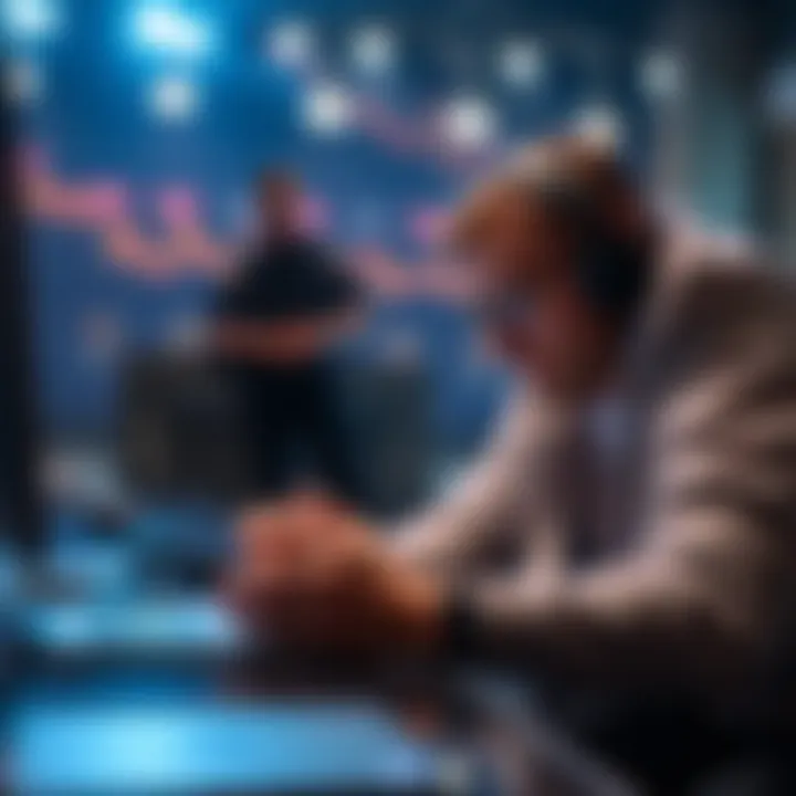 User analyzing betting strategies on mobile platform