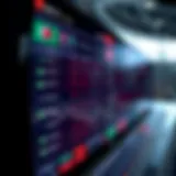 A visual representation of a sports betting interface, showcasing various betting options and odds.