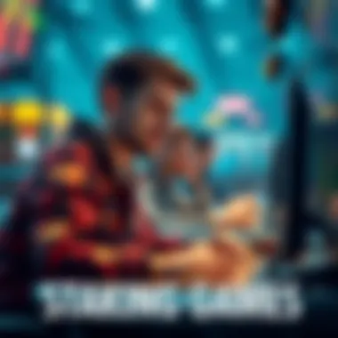 An insightful graphic showcasing user experiences and interactions within the staking game