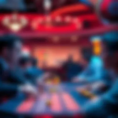 Strategic elements of casino gaming including decision-making and risk assessment