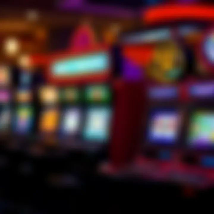 A visual representation of different types of slot machines