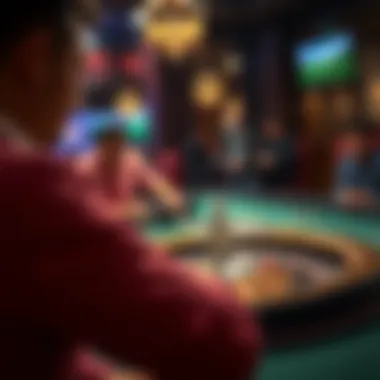 A graphical representation of user engagement in free roulette games