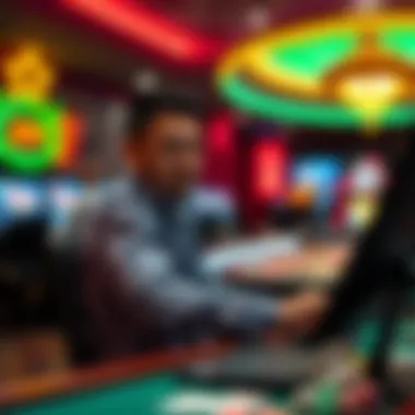 A detailed illustration of user experience in online casinos